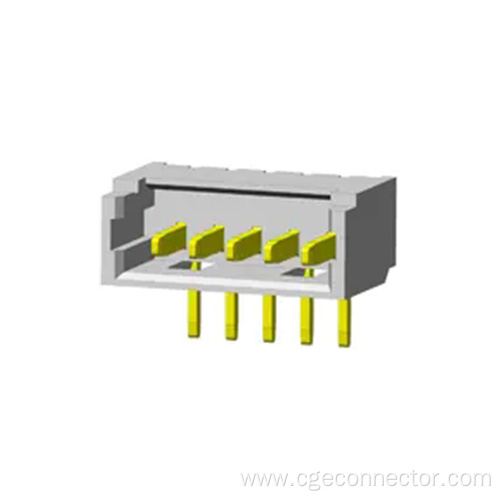 DIP Right angle type curved plug Wafer Connector